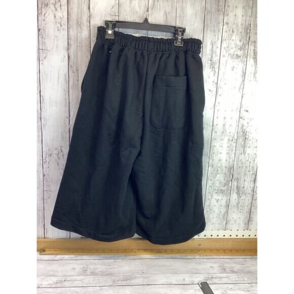 Preppy Streetwear Coquette Utility TEE LIBRARY SWEAT SHORTS BLACK MENS Medium - Picture 3 of 5